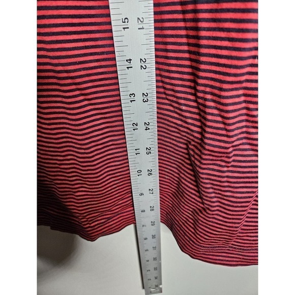 Slazenger Golf Short Sleeve Golf Red Striped Polo Shirt Men's Size Large - Picture 5 of 5